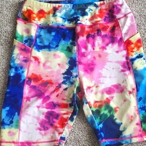 Multi color/Tie dye Biker short